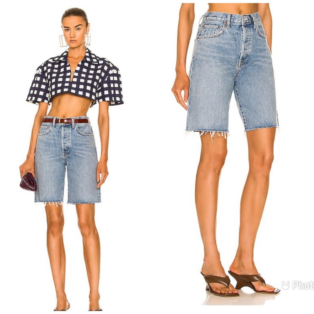 NWT AGOLDE 💦 IRA SHORT- Mid-rise Loose Short in Misunderstood size 24